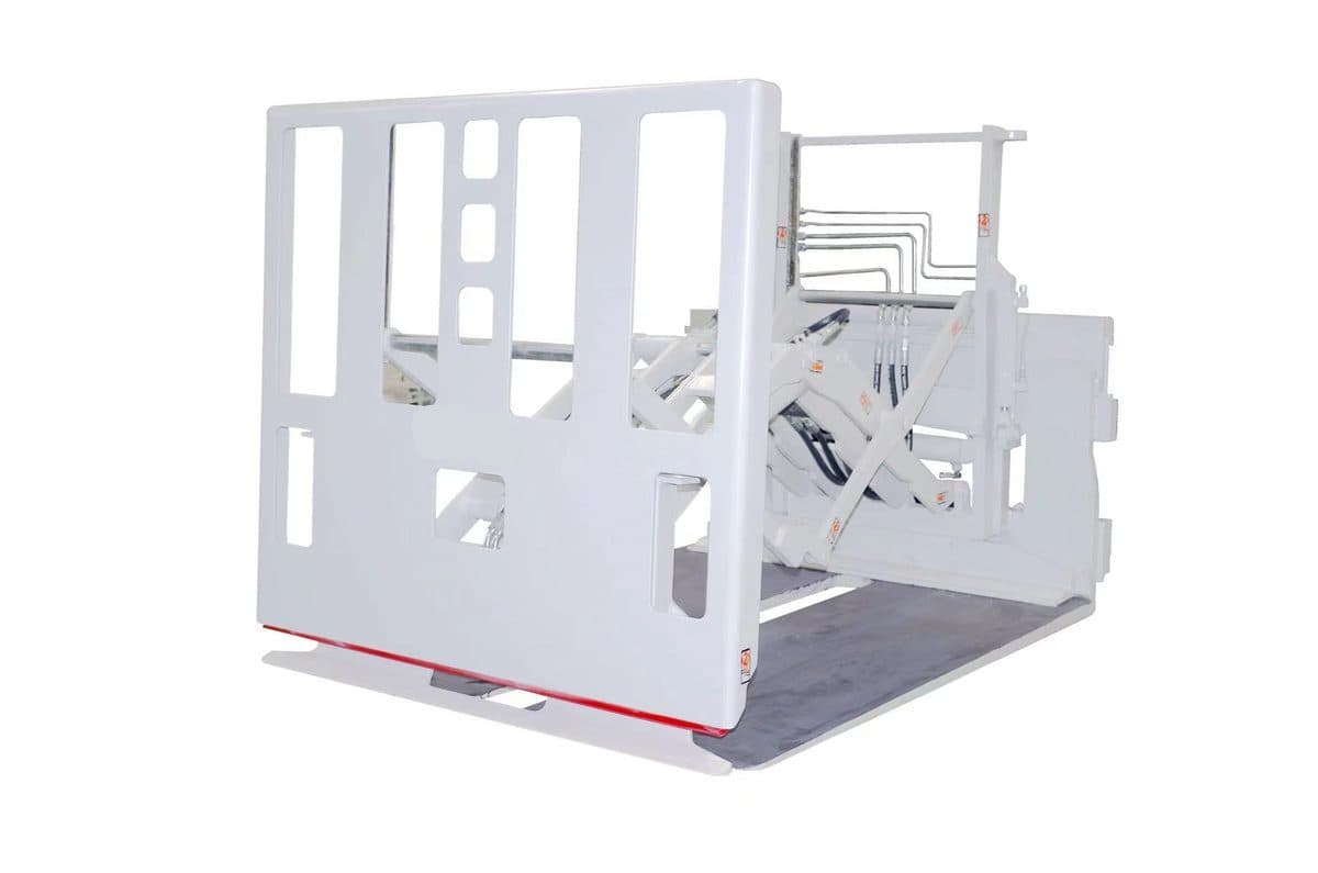 Aditamento Push-Pull blanco para grúa horquilla